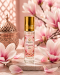 Véroula Magnolia Attar 8 ML with pink magnolia flowers